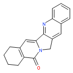 Benz[6,7]indolizino[1,2-b]quinolin-11(7H)-one, 8,9,10,13-tetrahydro-