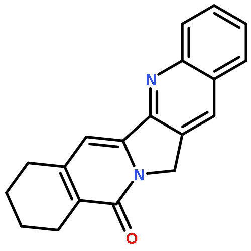 Benz[6,7]indolizino[1,2-b]quinolin-11(7H)-one, 8,9,10,13-tetrahydro-