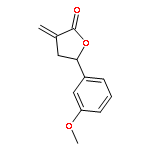 2(3H)-Furanone, dihydro-5-(3-methoxyphenyl)-3-methylene-