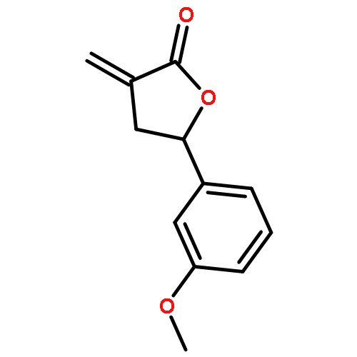 2(3H)-Furanone, dihydro-5-(3-methoxyphenyl)-3-methylene-