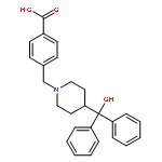 BENZOIC ACID, 4-[[4-(HYDROXYDIPHENYLMETHYL)-1-PIPERIDINYL]METHYL]-