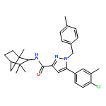 5-(4-chloro-3-methylphenyl)-1-(4-methylbenzyl)-N-[(1S,2S,4R)-1,3,3-trimethylbicyclo[2.2.1]hept-2-yl]-1H-pyrazole-3-carboxamide