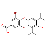 3,5-Dibromo-4-(4-hydroxy-3,5-diisopropylphenoxy)benzoic acid