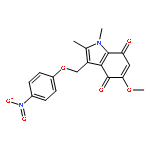 5-Methoxy-1,2-dimethyl-3-(4-nitrophenoxymethyl)-1H-indole-4,7-dione