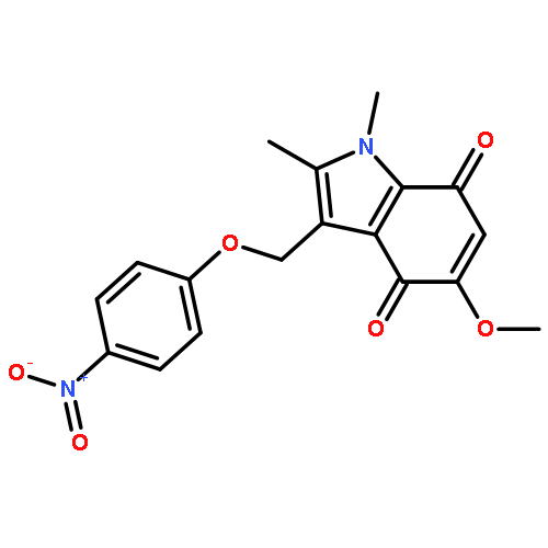 5-Methoxy-1,2-dimethyl-3-(4-nitrophenoxymethyl)-1H-indole-4,7-dione