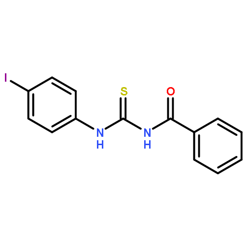 Benzamide, N-[[(4-iodophenyl)amino]thioxomethyl]-