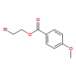 Benzoic acid,4-methoxy-, 2-bromoethyl ester