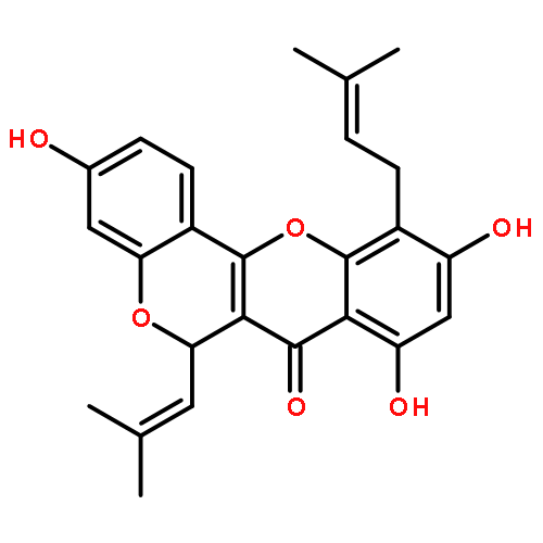 6H,7H-[1]Benzopyrano[4,3-b][1]benzopyran-7-one,3,8,10-trihydroxy-11-(3-methyl-2-buten-1-yl)-6-(2-methyl-1-propen-1-yl)-,stereoisomer