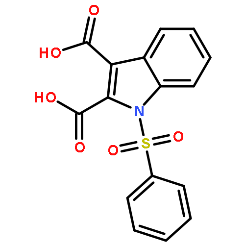 1H-Indole-2,3-dicarboxylic acid, 1-(phenylsulfonyl)-