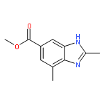 2,7-dimethyl-1H-Benzimidazole-5-carboxylic acid methyl ester