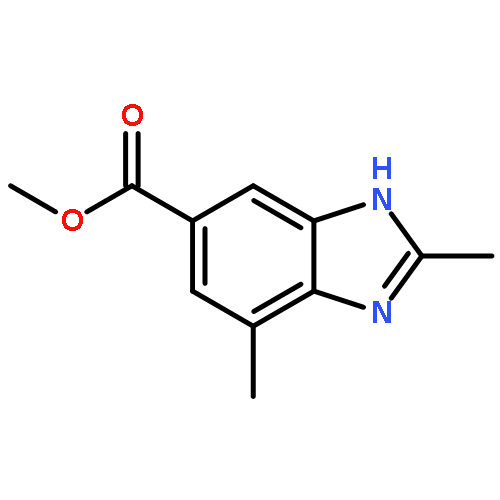 2,7-dimethyl-1H-Benzimidazole-5-carboxylic acid methyl ester