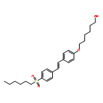 1-Hexanol, 6-[4-[(1E)-2-[4-(hexylsulfonyl)phenyl]ethenyl]phenoxy]-