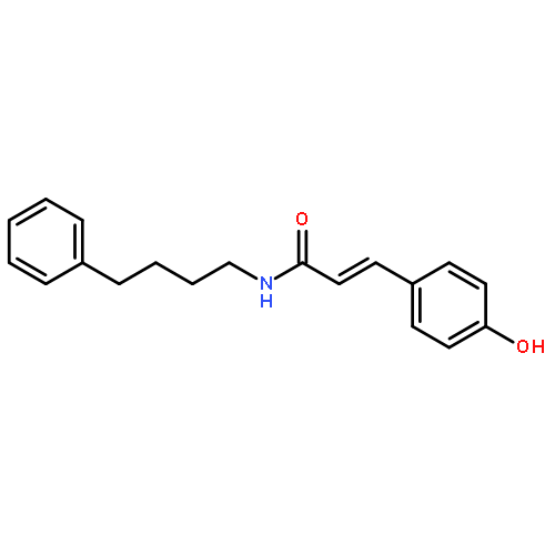 3-(4-Hydroxyphenyl)-N-(4-phenylbutyl)-2(E)-propenamide
