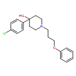 4-Piperidinol, 4-(4-chlorophenyl)-1-(3-phenoxypropyl)-