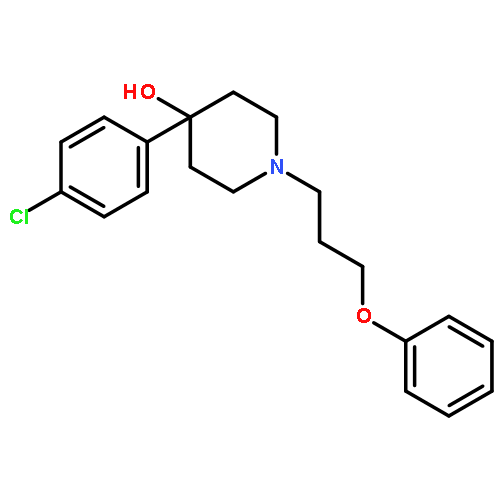 4-Piperidinol, 4-(4-chlorophenyl)-1-(3-phenoxypropyl)-