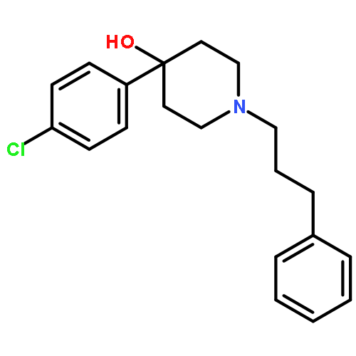 4-Piperidinol, 4-(4-chlorophenyl)-1-(3-phenylpropyl)-