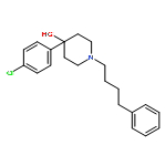 4-Piperidinol, 4-(4-chlorophenyl)-1-(4-phenylbutyl)-