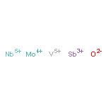 Antimony molybdenum niobium vanadium oxide