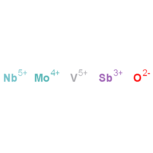 Antimony molybdenum niobium vanadium oxide