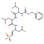 benzyl N-[(1S)-3-methyl-1-[[(1S)-3-methyl-1-[[(E,3S)-5-methyl-1-methyl sulfonyl-hex-1-en-3-yl]carbamoyl]butyl]carbamoyl]butyl]carbamate