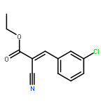 2-Propenoic acid, 3-(3-chlorophenyl)-2-cyano-, ethyl ester