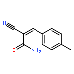 2-cyano-3-(4-methylphenyl)prop-2-enamide