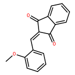 1H-Indene-1,3(2H)-dione, 2-[(2-methoxyphenyl)methylene]-