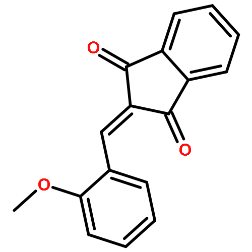 1H-Indene-1,3(2H)-dione, 2-[(2-methoxyphenyl)methylene]-