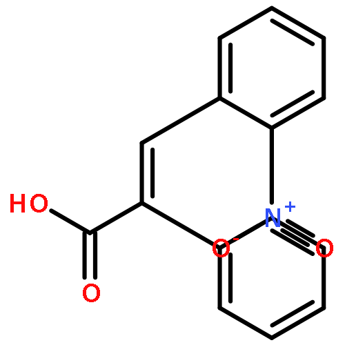 Benzeneacetic acid, a-[(2-nitrophenyl)methylene]-, (E)-