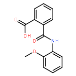 2-[(2-methoxyphenyl)carbamoyl]benzoic Acid