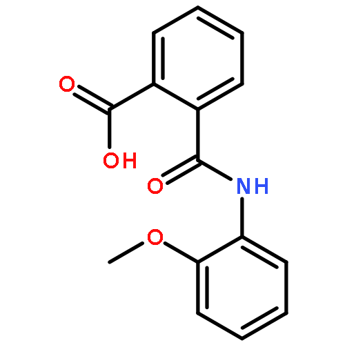 2-[(2-methoxyphenyl)carbamoyl]benzoic Acid