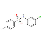 Benzenesulfonamide, N-(3-chlorophenyl)-4-methyl-