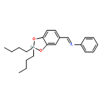 Benzenamine, N-[(2,2-dibutyl-1,3,2-benzodioxastannol-5-yl)methylene]-