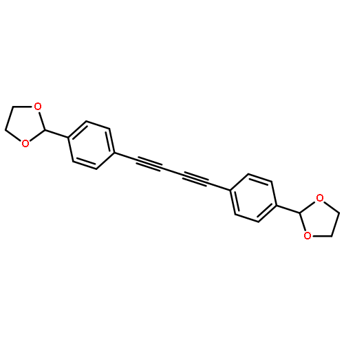 1,3-Dioxolane, 2,2'-(1,3-butadiyne-1,4-diyldi-4,1-phenylene)bis-