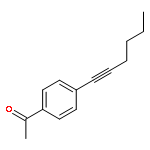 Ethanone, 1-[4-(1-hexynyl)phenyl]-