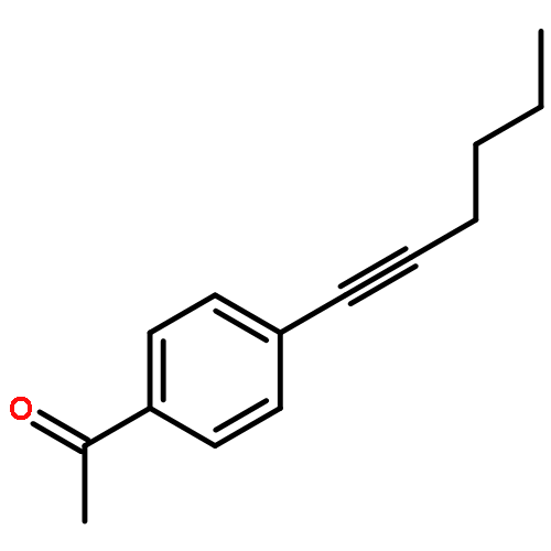 Ethanone, 1-[4-(1-hexynyl)phenyl]-