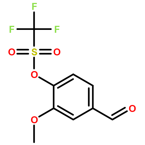 Methanesulfonic acid, trifluoro-, 4-formyl-2-methoxyphenyl ester