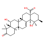 6,19-Dihydroxyurs-12-en-3-oxo-28-oic acid