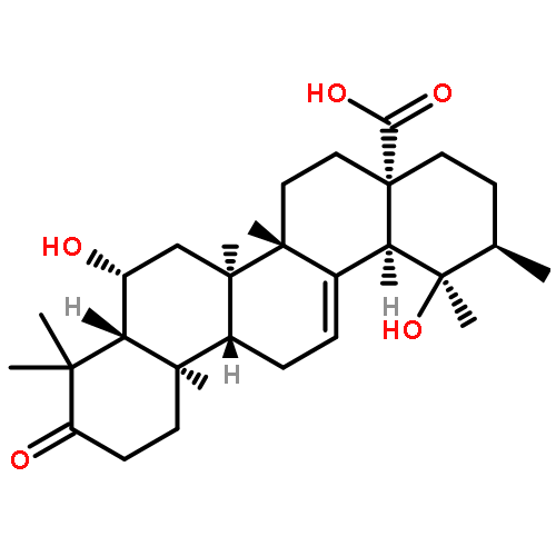 6,19-Dihydroxyurs-12-en-3-oxo-28-oic acid