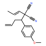 Propanedinitrile, [1-(4-methoxyphenyl)-3-butenyl]-2-propenyl-