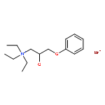 1-Propanaminium, N,N,N-triethyl-2-hydroxy-3-phenoxy-, bromide