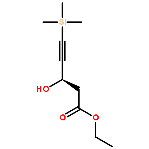 4-Pentynoic acid, 3-hydroxy-5-(trimethylsilyl)-, ethyl ester, (R)-