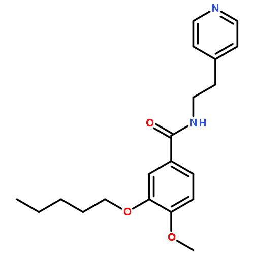 Benzamide, 4-methoxy-3-(pentyloxy)-N-[2-(4-pyridinyl)ethyl]-