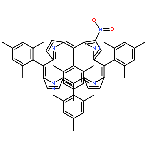 21H,23H-Porphine, 2-nitro-5,10,15,20-tetrakis(2,4,6-trimethylphenyl)-