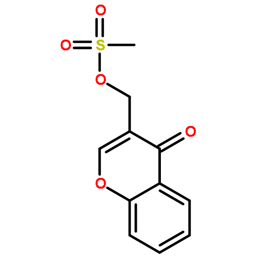 4H-1-Benzopyran-4-one, 3-[[(methylsulfonyl)oxy]methyl]-