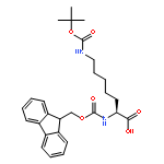 Heptanoic acid,7-[[(1,1-dimethylethoxy)carbonyl]amino]-2-[[(9H-fluoren-9-ylmethoxy)carbonyl]amino]-,(2S)-