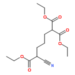 1,1,5-Pentanetricarboxylic acid, 5-cyano-, triethyl ester