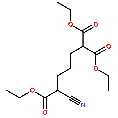 1,1,5-Pentanetricarboxylic acid, 5-cyano-, triethyl ester