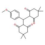 2,2'-[(4-methoxyphenyl)methanediyl]bis(5,5-dimethylcyclohexane-1,3-dione)