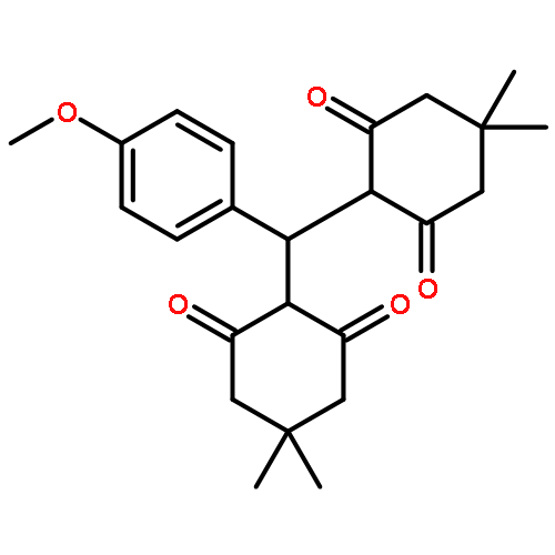 2,2'-[(4-methoxyphenyl)methanediyl]bis(5,5-dimethylcyclohexane-1,3-dione)